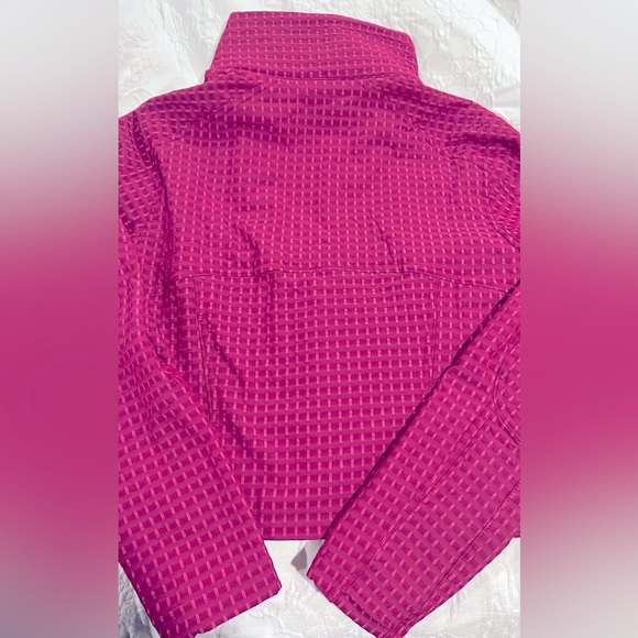 Water-🩷Repellent Fleece Hiking Jacket NWT🩷pink/berry ! Very soft ! Size 8 - Picture 13 of 16